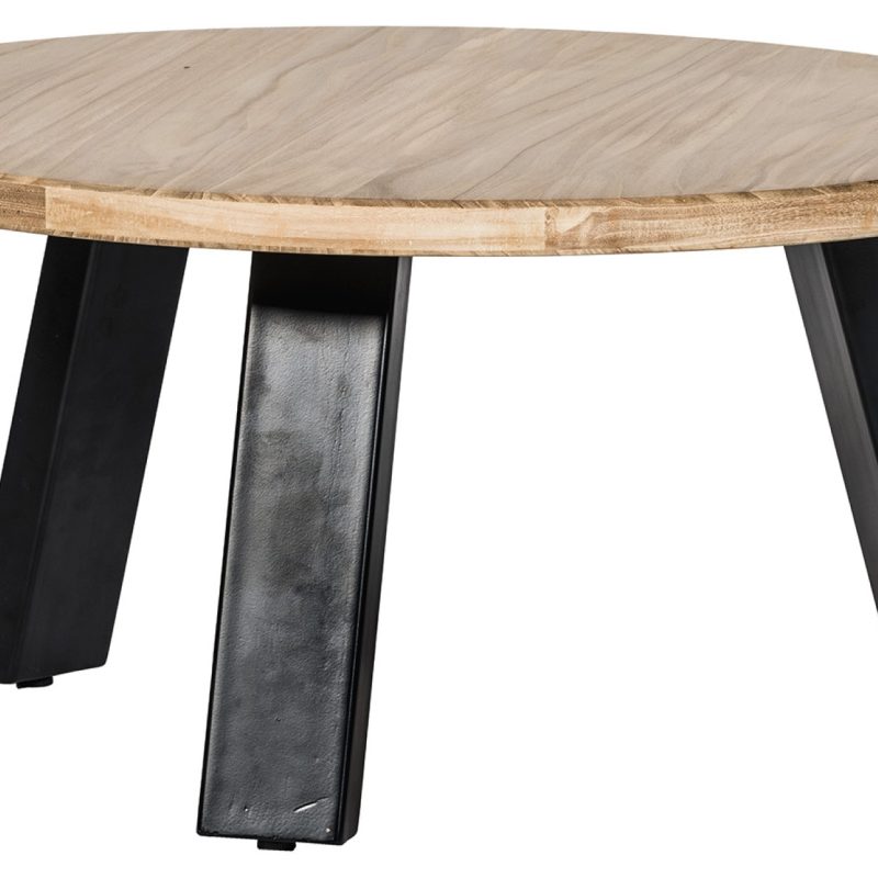 Table ronde 70 piètement métal