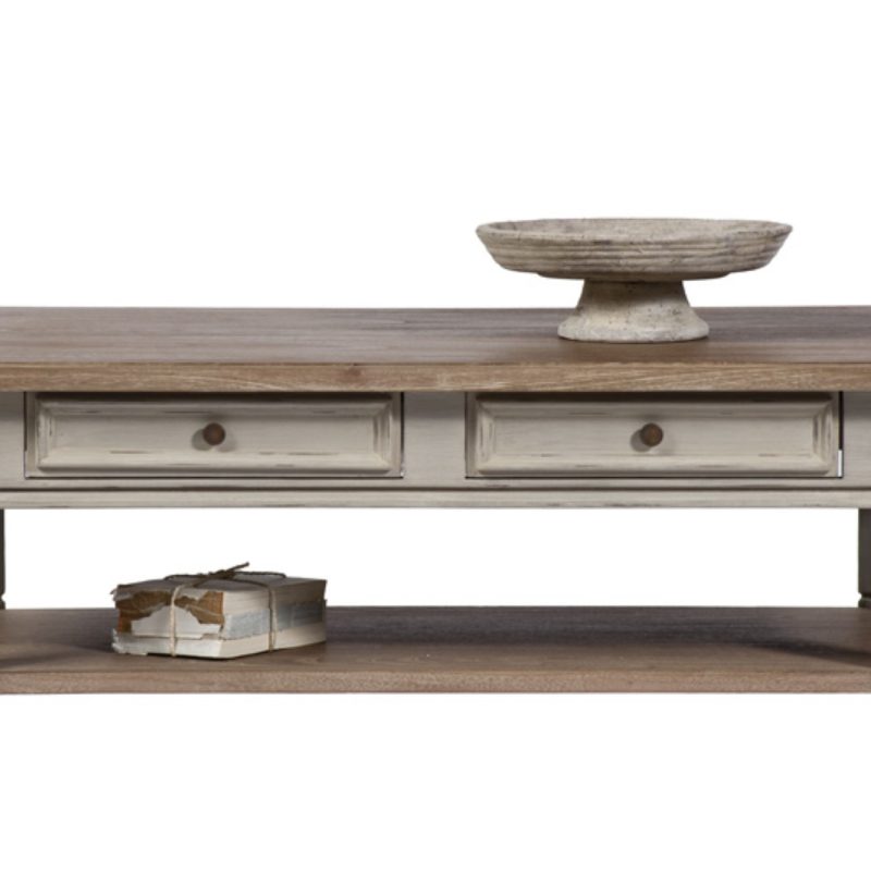 Table de salon 4 tiroirs (130x 70cm)