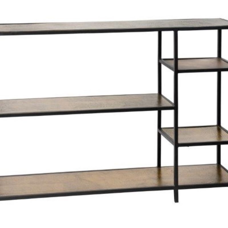 Etagère en tôle d'aluminium à l'intérieur du cadre