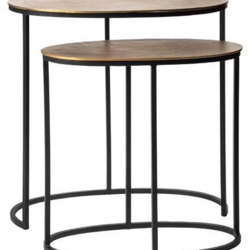 Table d'appoint ensemble de 2