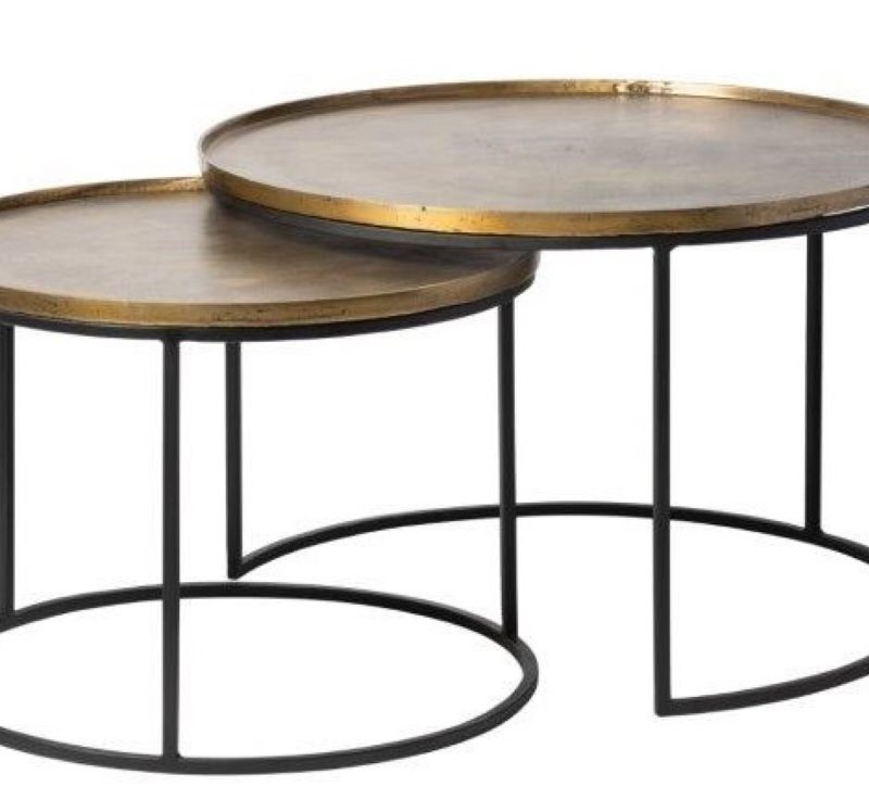 Table d'appoint set de 2