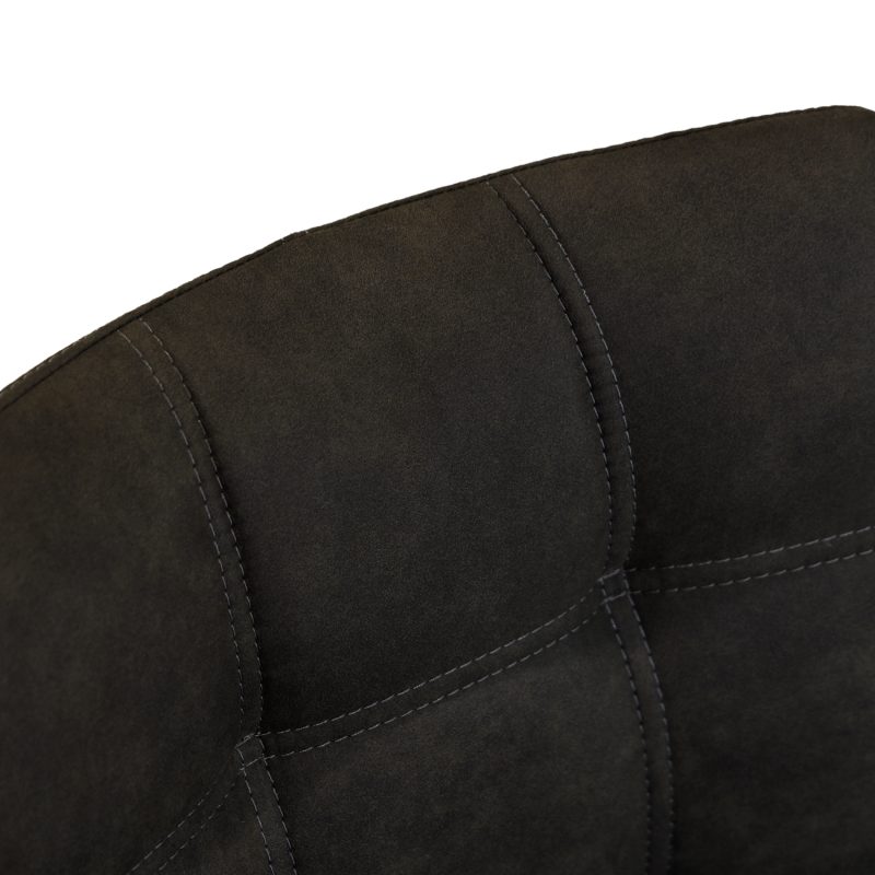 Chaise de salle à manger sans accoudoirs anthracite "orlando" - Image 4