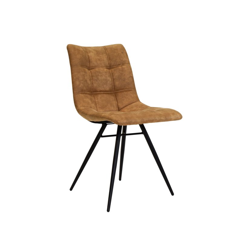 Chaise de salle à manger sans accoudoirs moka "orlando" - Image 2
