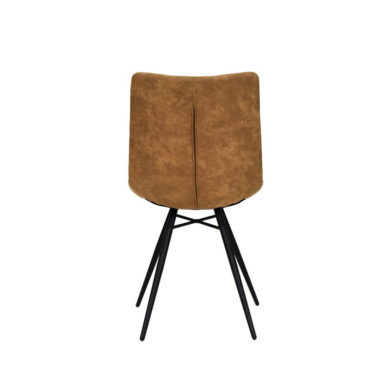 Chaise de salle à manger sans accoudoirs moka "orlando" - Image 3