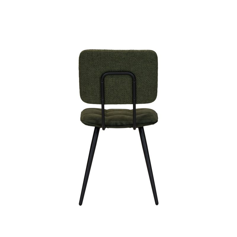 Chaise de salle à manger intemporelle couleur vert foncé - Image 3