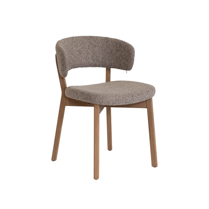 Chaise en chêne taupe