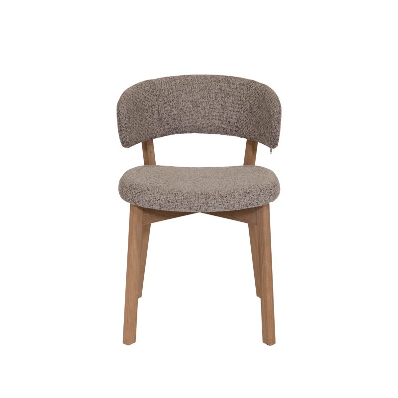 Chaise en chêne taupe - Image 2