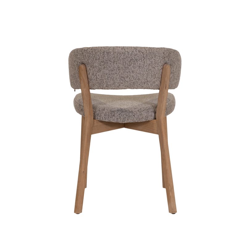 Chaise en chêne taupe - Image 3