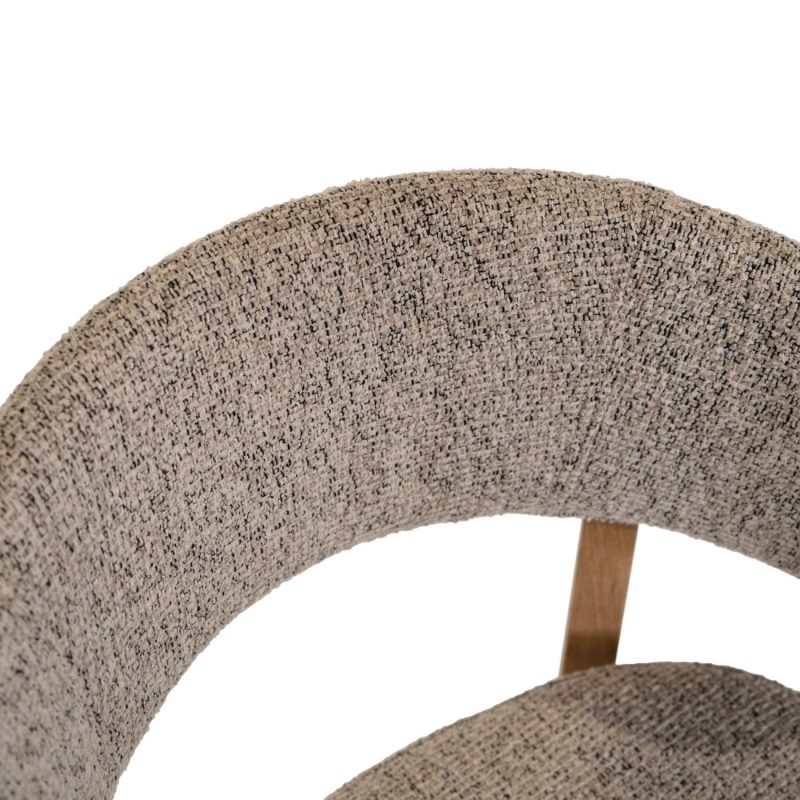 Chaise en chêne taupe - Image 4