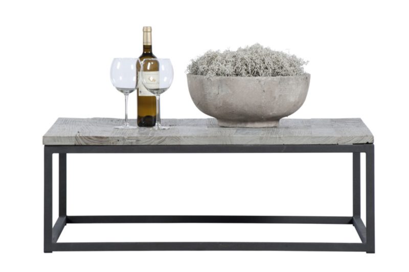 Table basse barrée moderne