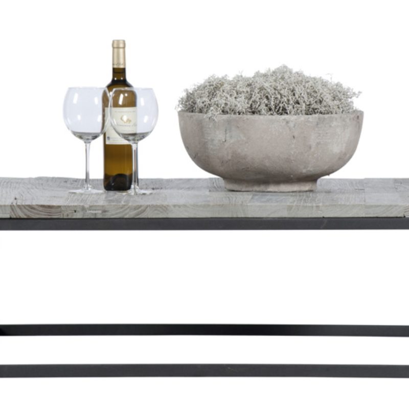 Table basse barrée moderne