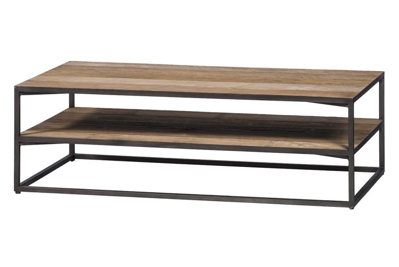 Table basse avec plateau en teck - Image 2